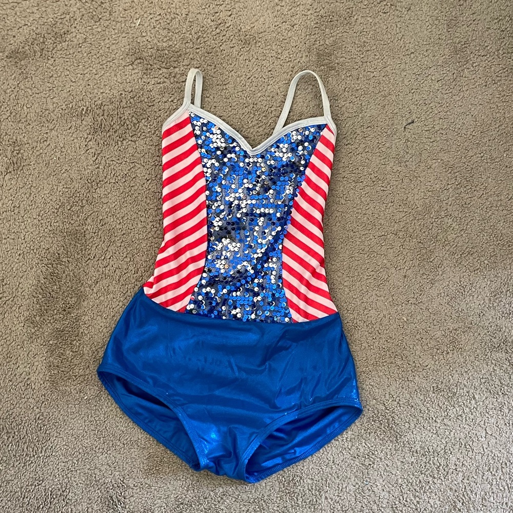 USA leotard dance costume